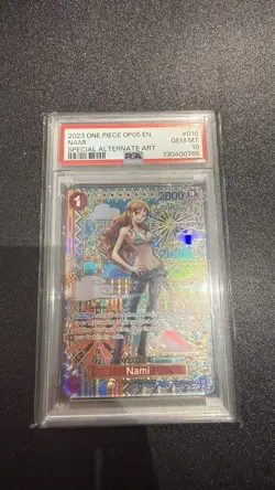 Nami OP05 SP PSA 10 One Piece Card English Awakening New Era - Image 1