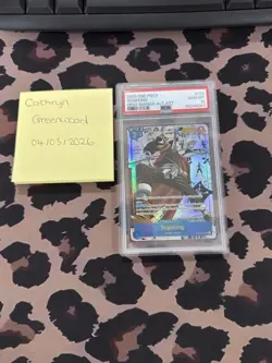 One Piece Card Game TCG Sogeking OP03-122 Alternate Art English PSA 10 - Image 2