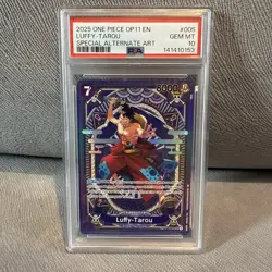 PSA 10 Luffy-Tarou ST18-005 SR SP A Fist of Divine Speed ONE PIECE Card English - Image 1