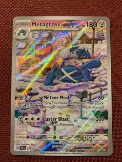 Metagross 178/162 Illustration Rare Temporal Forces Pokemon TCG NM-M - Image 1