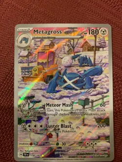 Metagross 178/162 Illustration Rare Temporal Forces Pokemon TCG NM-M - Image 3