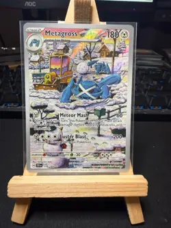 Pokemon TCG Metagross 178/162 Illustration Rare – Temporal Forces – NM - Image 1