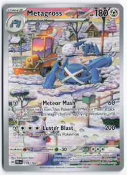 Metagross 178/162 Illustration Rare SV05: Temporal Forces Pokemon Card NM - Image 1