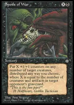 Spoils of War - Medium Play MTG Ice Age - Image 1