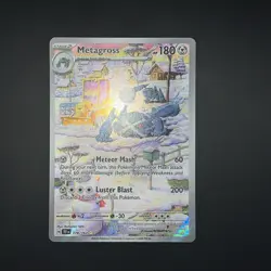 Pokemon TCG Metagross Illustration Rare Card 178/162 SV05: Temporal Forces NM+ - Image 1