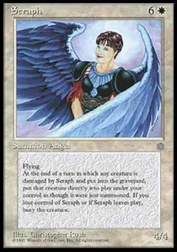 Seraph - Medium Play MTG Ice Age - Image 1