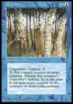 Musician - Medium Play MTG Ice Age - Image 1