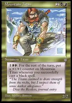 Mountain Titan - Medium Play MTG Ice Age - Image 1