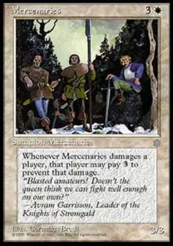 Mercenaries - Light Play MTG Ice Age - Image 1