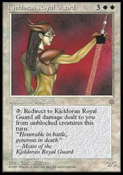 Kjeldoran Royal Guard - Medium Play MTG Ice Age - Image 1