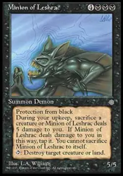 Minion of Leshrac - Medium Play MTG Ice Age - Image 1