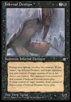 Infernal Denizen - Medium Play MTG Ice Age - Image 1