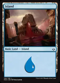 Island (193) - Near Mint MTG Hour of Devastation - Image 1