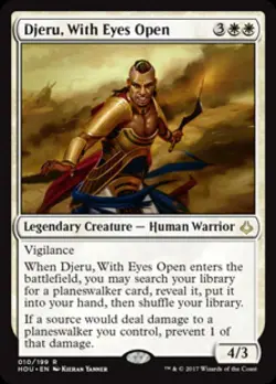 Djeru, With Eyes Open - Near Mint MTG Hour of Devastation - Image 1