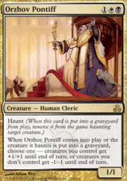 Orzhov Pontiff - Light Play MTG Guildpact - Image 1