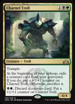 Charnel Troll - Near Mint MTG Guilds of Ravnica - Image 1