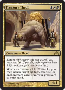 Treasury Thrull -Foil Light Play MTG Gatecrash - Image 1
