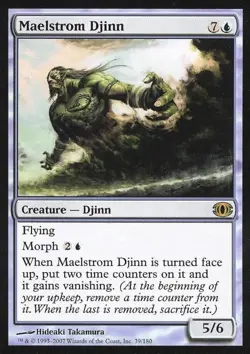 Maelstrom Djinn - Light Play MTG Futuresight - Image 1