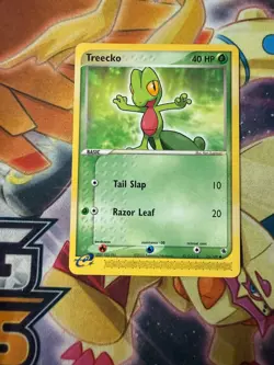 Pokemon Card - Ruby & Sapphire 76/109 - TREECKO (common) - NM - Image 1
