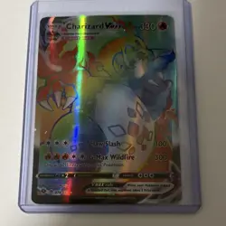 Charizard VMAX Secret Rare 074/073 Champions Path Full Art Holo Pokemon Card - Image 1