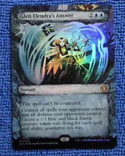 MTG 1x Glen Elendra's Answer (Showcase) ~ Foil ~ Lorwyn Eclipsed - Image 1