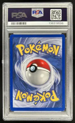 1999 Pokemon Unlimited Blastoise Holo Rated Rookie Error Card Rare #2/102 PSA 6 - Image 2