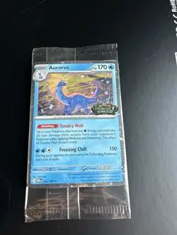 Aurorus 024/088 - Cosmo Holo - Perfect Order Stamped Promo Card (Sealed) - Image 1