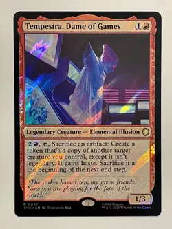 Tempestra, Dame of Games (Surge Foil) Commander: Teenage Mutant Ninja Turtles... - Image 1