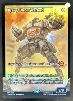 2026 Magic MTG TMNT Krang, Utrom Warlord Mythic Rare Japanese Alt Art #TMT-290 - Image 1