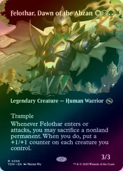 Felothar, Dawn of the Abzan - Clan Showcase (Foil) (TDM) Tarkir: Dragonstorm- NM - Image 1