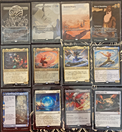 Magic: the Gathering Avatar LOT of 12 Rares, Foils, Borderless, Aang, Toph, Mai - Image 1