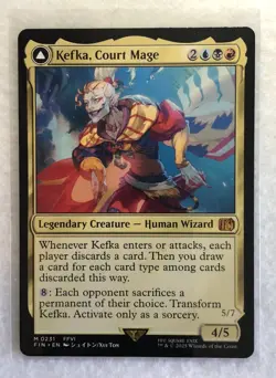 Magic the Gathering ** Kefka Court Mage / Ruler of Ruin** Final Fantasy - NM - Image 1