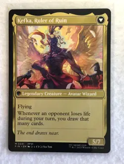 Magic the Gathering ** Kefka Court Mage / Ruler of Ruin** Final Fantasy - NM - Image 2