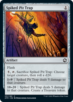 Spiked Pit Trap - Adventures in the Forgotten Realms #251/281 MTG Magic The Gath - Image 1