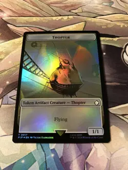 Junk 0015 Thopter 0017 Foil Token Fallout PIP MTG - Image 2