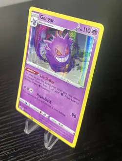 Gengar 85/202 - Sword & Shield Holo Rare Pokemon TCG Card NM + Very Clean - Image 2