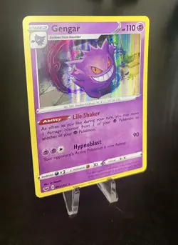 Gengar 85/202 - Sword & Shield Holo Rare Pokemon TCG Card NM + Very Clean - Image 3