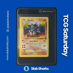 1999 POKEMON JUNGLE #45/64 RHYDON - Image 1