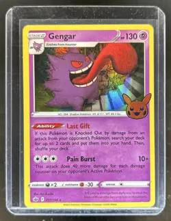 2021 Pokemon SWSH Chilling Reign Gengar Promos Holo #057/198 - Image 1