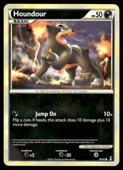 Pokemon Tcg Houndour #59 Pokemon Call of Legends LP - Image 1