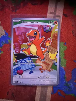 Pokemon Charmander Promo Card MEP 038 2026 Basic 80 HP Ember Attack Flame Type - Image 1