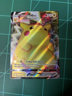 Pokemon TCG Vivid Voltage Pikachu VMAX 044/185 Holo Ultra Rare - Image 1