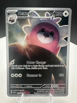 Pokemon Bewear 079/064 Sv: Shrouded Fable Illustration Rare Holo Stage 1 130 HP - Image 1