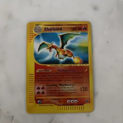 Pokemon TCG 2002 Expedition Charizard Reverse Foil Holo 6/165 - Image 1