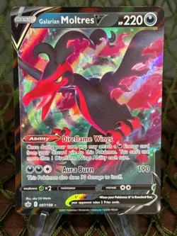 GALARIAN MOLTRES V ~ 097/198 ~ Pokemon TCG: Chilling Reign - Image 1