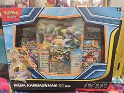 Mega Kangaskhan ex Box Pokemon New Sealed Pokemon TCG 4 booster packs and promo - Image 1