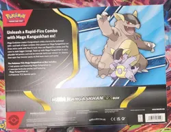 Mega Kangaskhan ex Box Pokemon New Sealed Pokemon TCG 4 booster packs and promo - Image 2