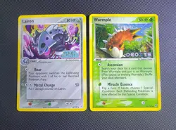 Pokemon TCG • Lairon • EX Crystal Guardians 36/100 Stamped HOLO Wurmple Deoxys - Image 1