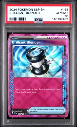 2024 POKEMON SSP EN-SURGING SPARKS #164 BRILLIANT BLENDER PSA 10 - Image 1