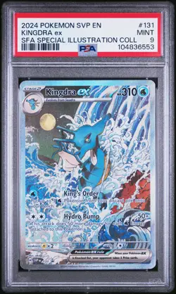 2024 POKEMON SHROUDED FABLE SPECIAL ILLUSTRATION COLLECTION KINGDRA EX PSA 9 - Image 1